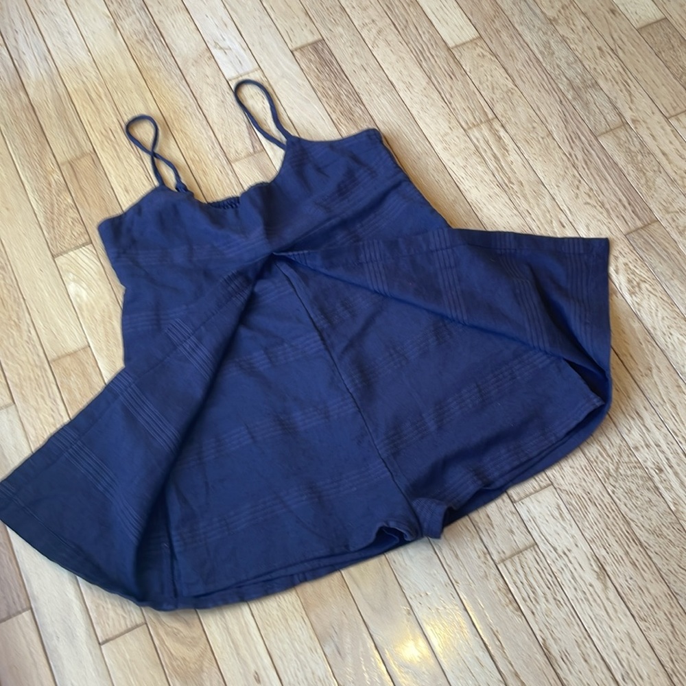 NWOT Free People deep plum romper
